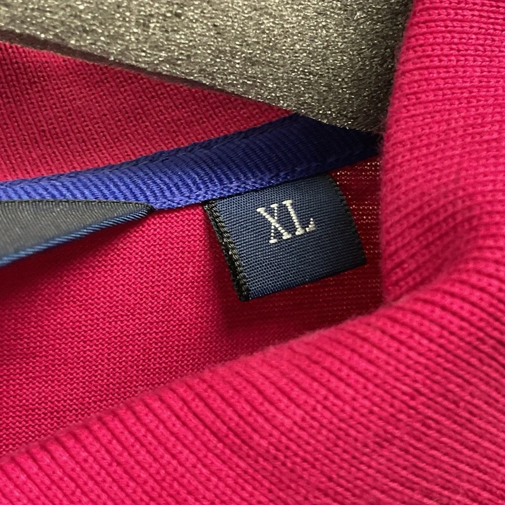 Polo Ralph Lauren Men's Size XL Magenta Pink Short Sleeve 100% Cotton Golf Shirt